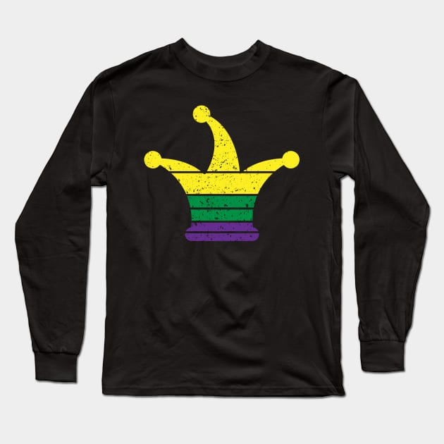 Jester hat mardi gras Long Sleeve T-Shirt by LEGO